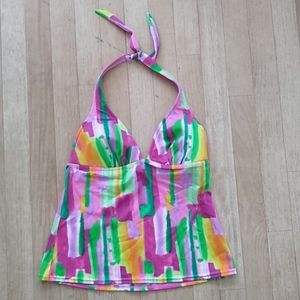 Victoria secret multi color tankini top